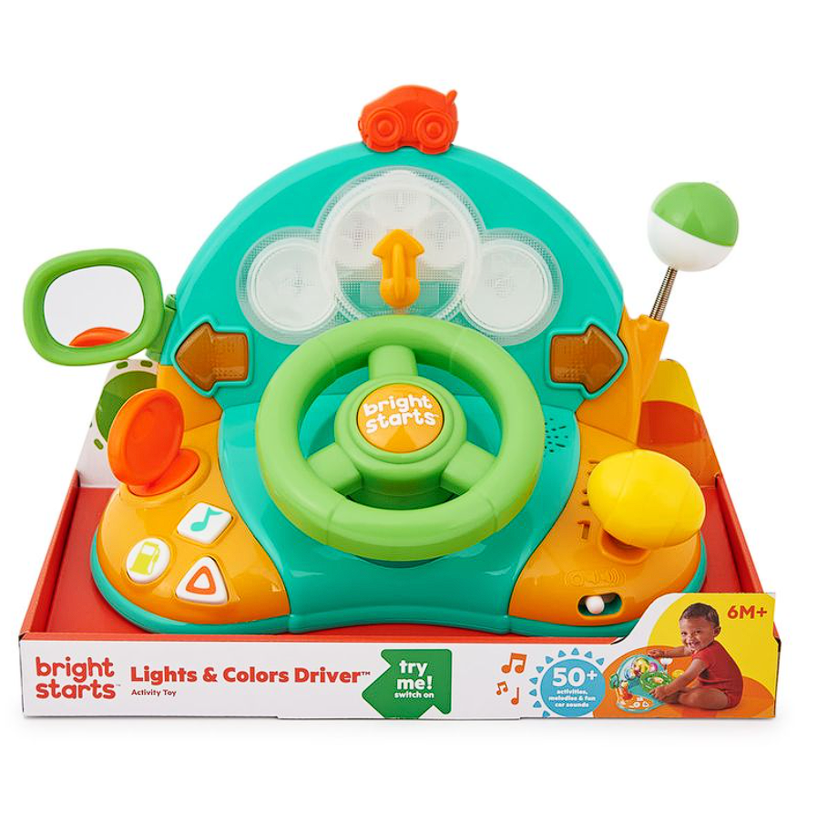 Игрушка музыкальная Bright Starts "Lights & Colors Driver", от 6 - ти мес