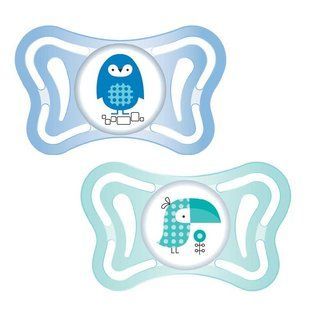 Пустушка Chicco Physio Light, силікон, 2-6 міс., 2 шт., Блакитний