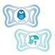 Пустушка Chicco Physio Light, силікон, 2-6 міс., 2 шт., Блакитний