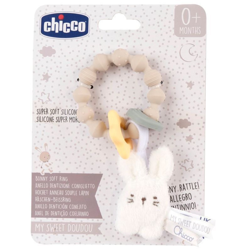 Прорізувач для зубів Chicco "Крольченя DouDou", з народження