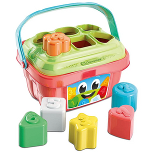 Іграшка-сортер Clementoni "Shapes Sorter Bucket", від 9 - ти міс