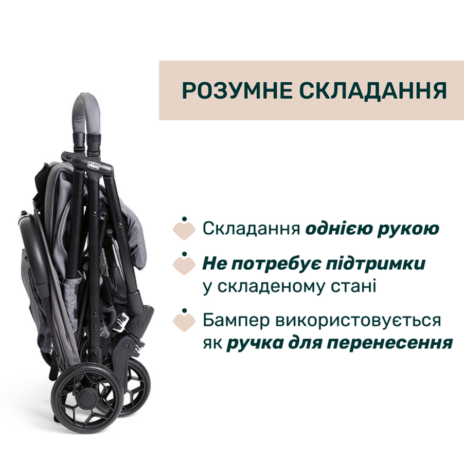 Прогулянкова коляска Chicco Urbino, сірий, Прогулянкова коляска, від 6 - ти міс