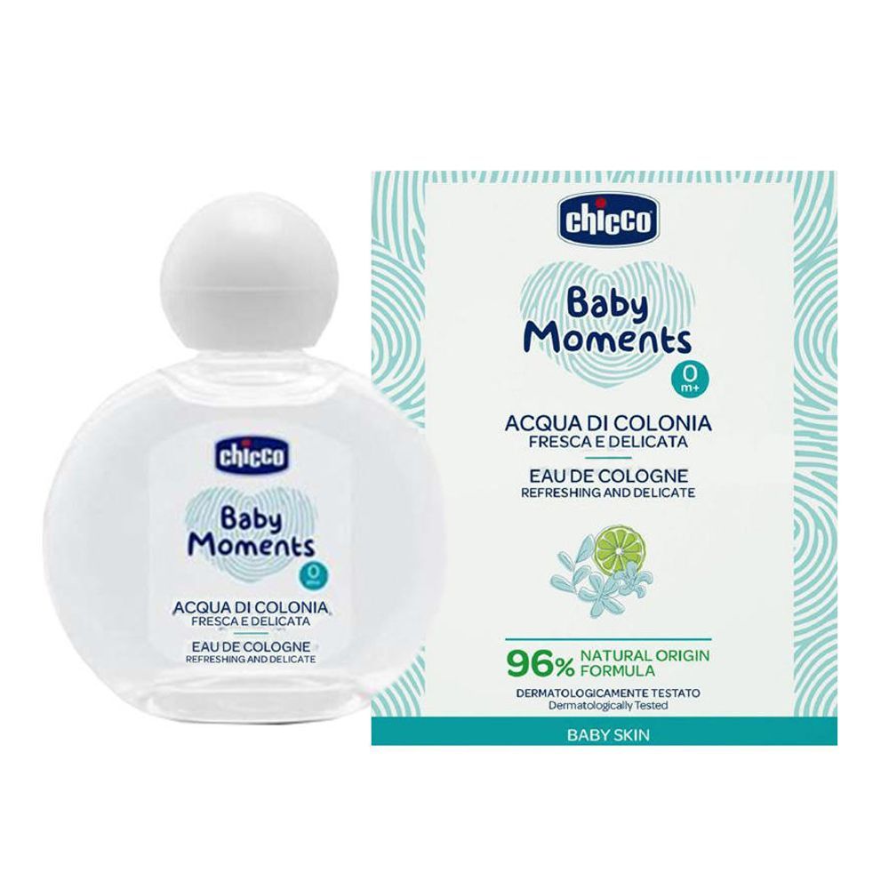 Одеколон дитячий освіжаючий Chicco Baby Moments, 100 мл