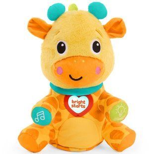 М'яка музична іграшка Bright Starts "Chat & Cuddle Giraffe", від 6 - ти міс