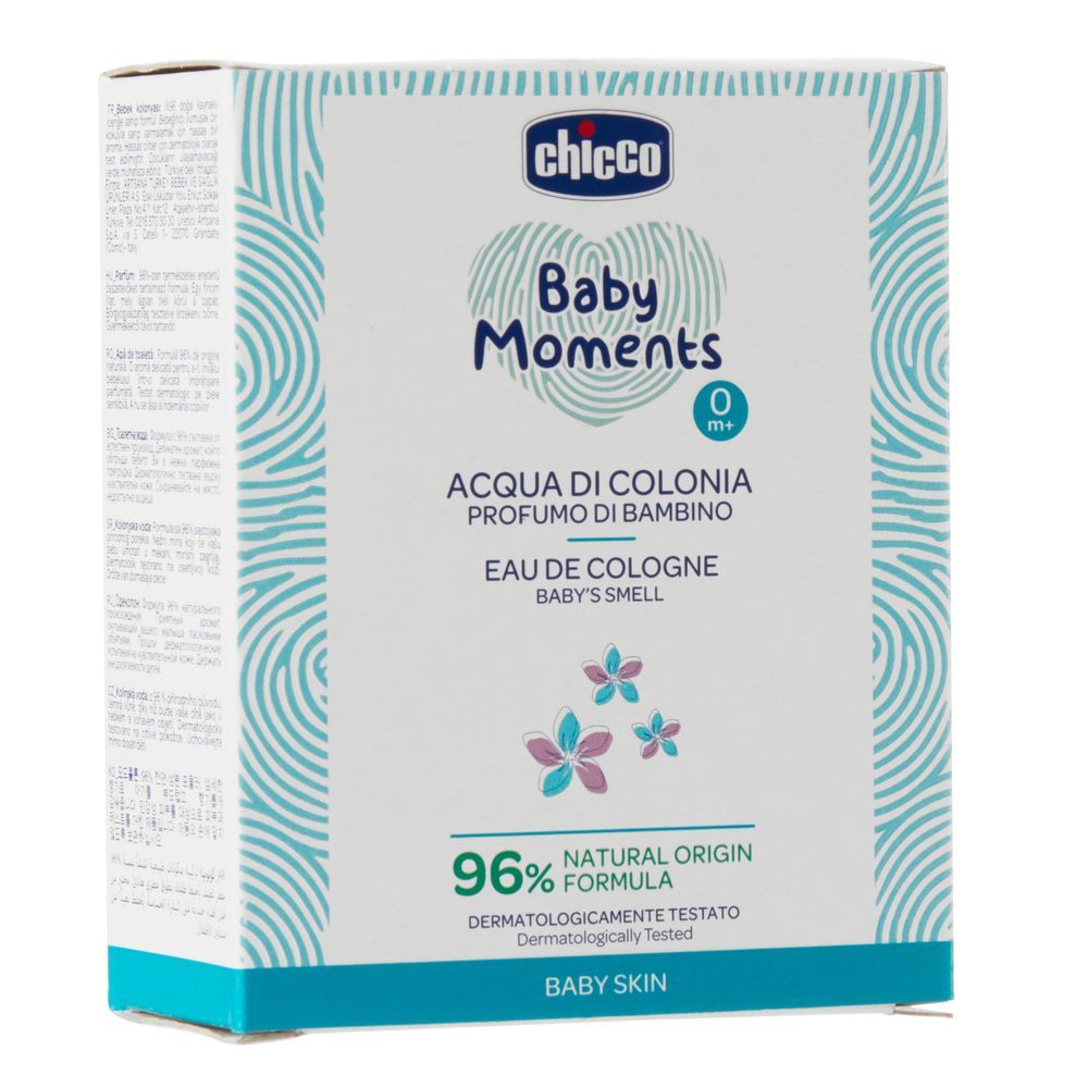 Одеколон детский Chicco Baby Moments, 100 мл