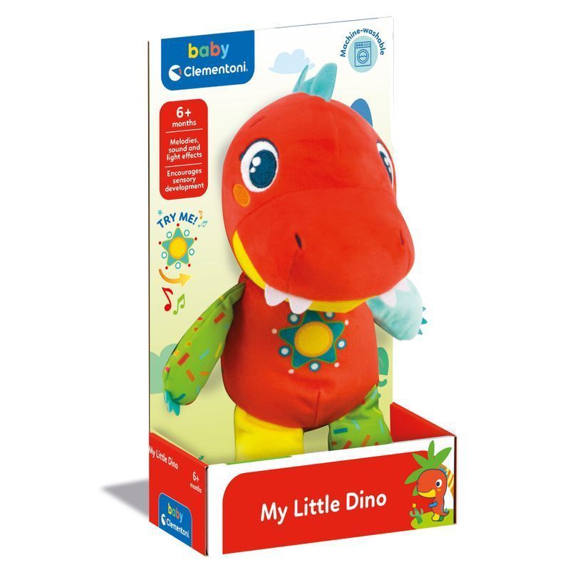 М'яка музична іграшка Clementoni "My Little Dinosaur", від 6 - ти міс