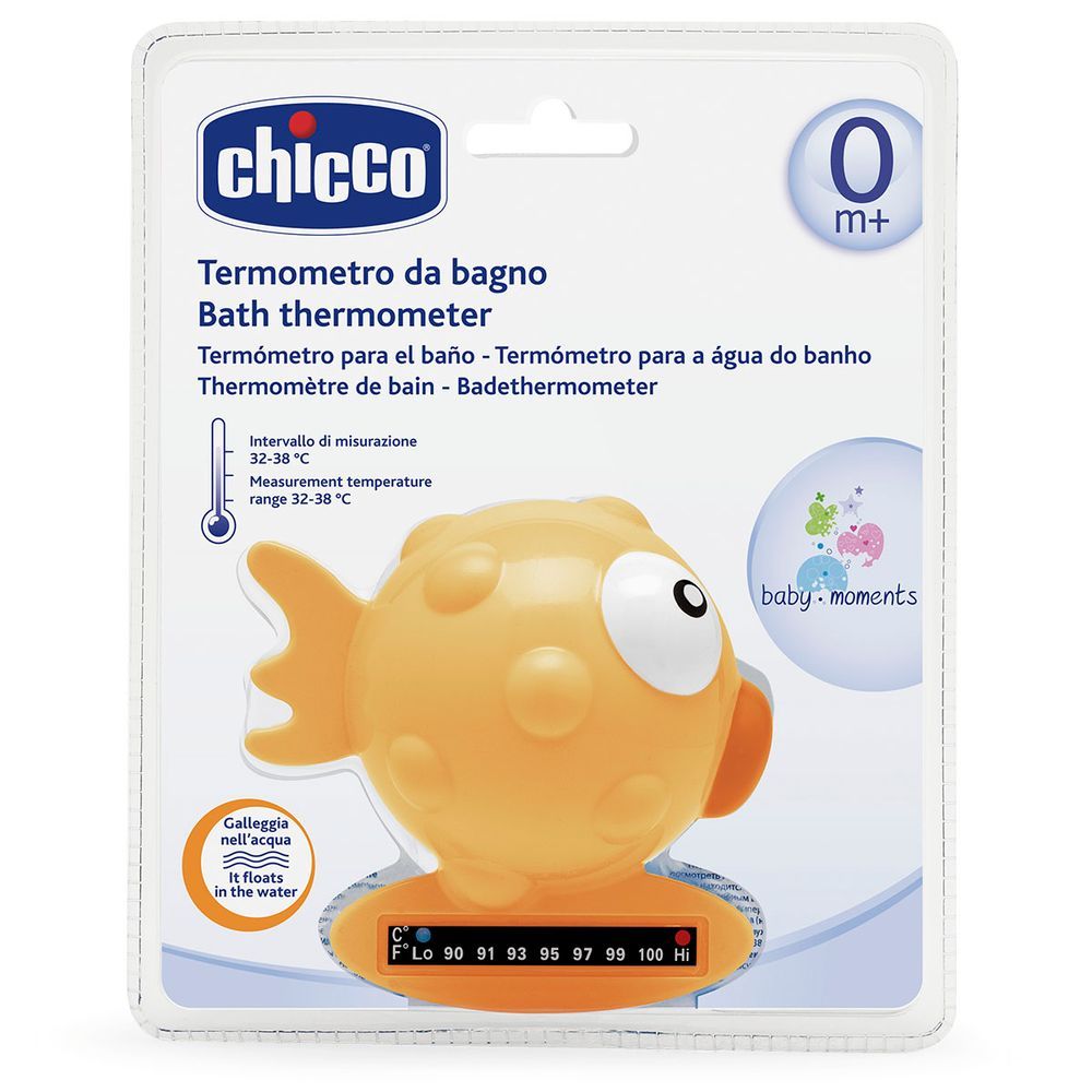 Термометр для ванної Chicco "Рибка", Червоний