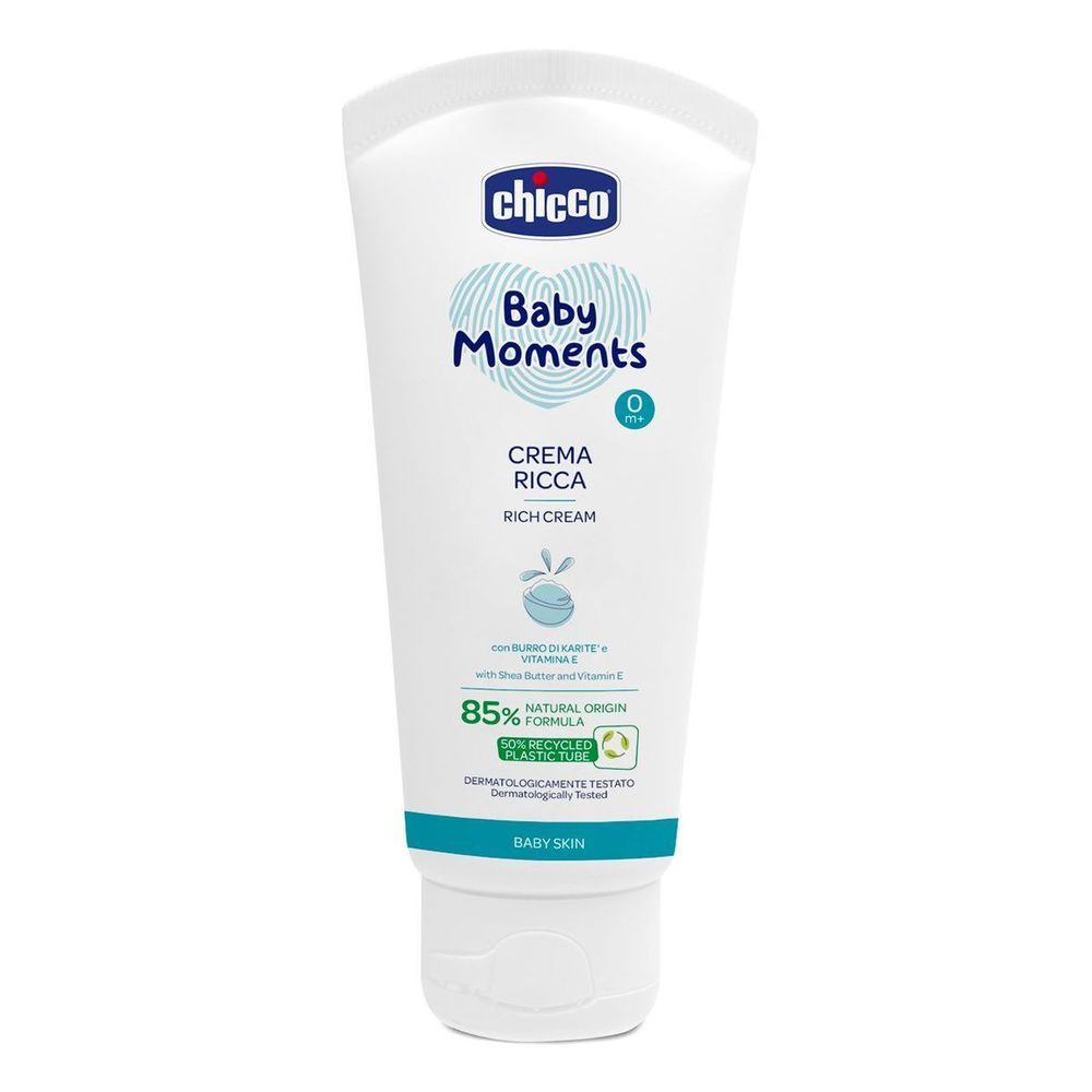 Крем поживний Chicco Baby Moments з маслом ши, 100 мл