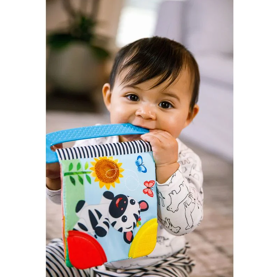 Книжка-грызунок Baby Einstein "Teather Book", с рождения