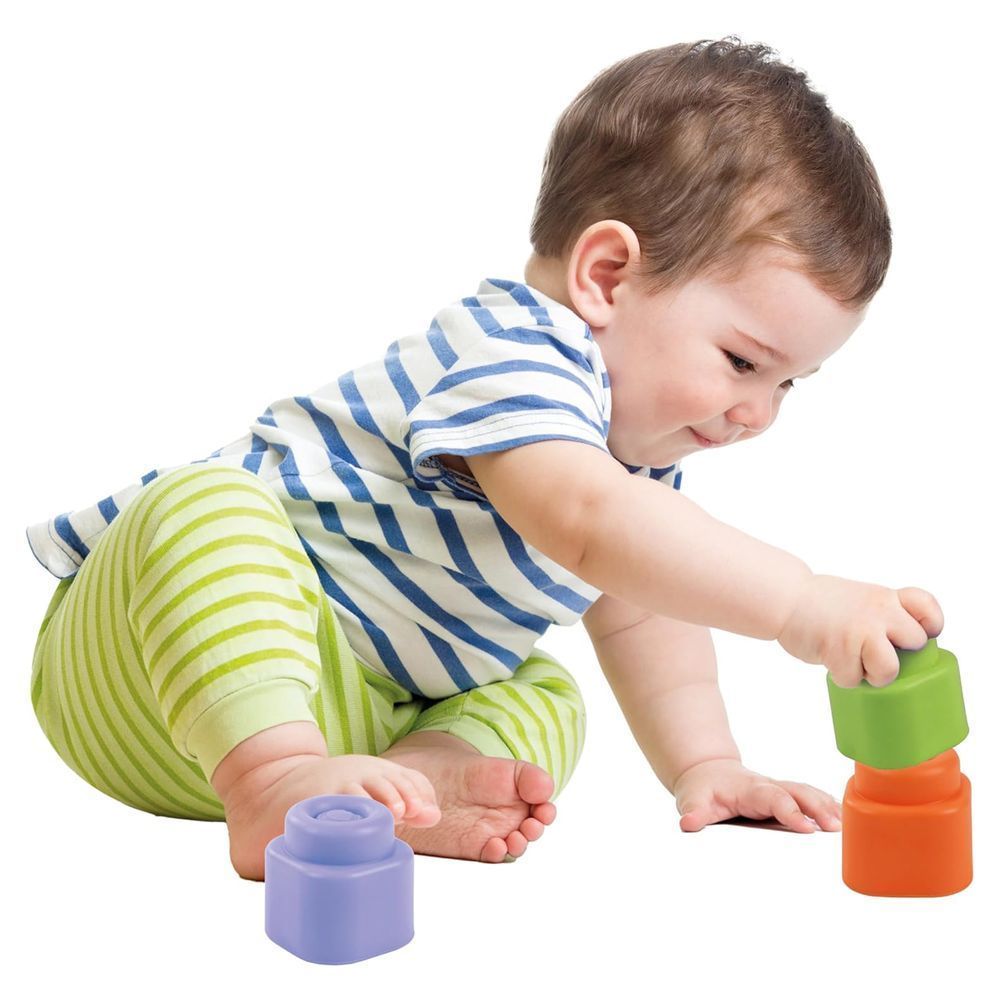 Конструктор Clementoni "Soft Blocks", серія "Soft Clemmy", 10 деталей, від 6 - ти міс