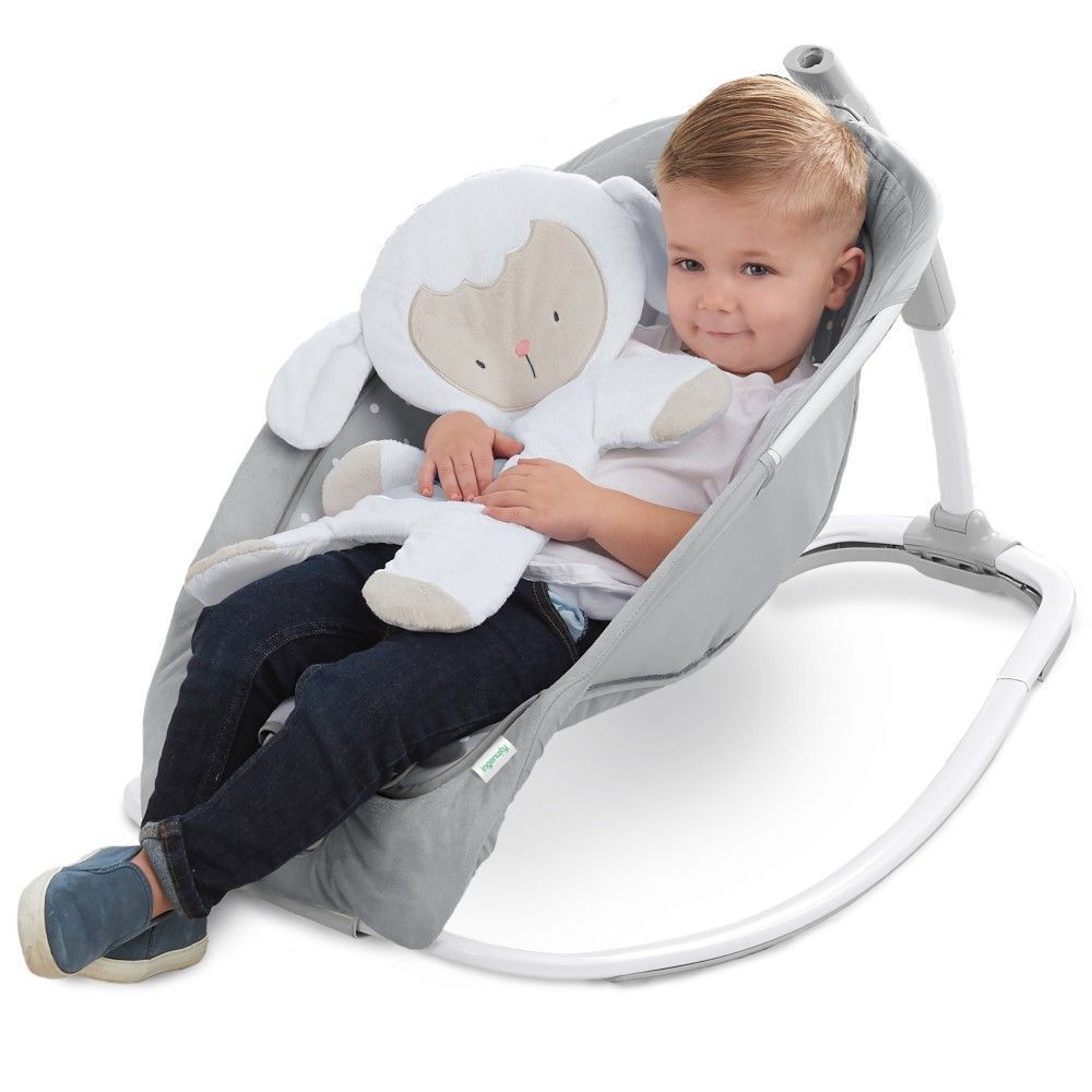 Крісло-шезлонг 2 в 1 Ingenuity Cuddle Lamb
