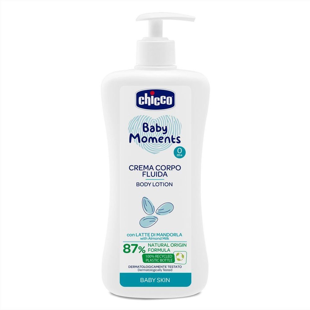 Лосьон для тела Chicco Baby Moments с миндальным молочком, 500 мл