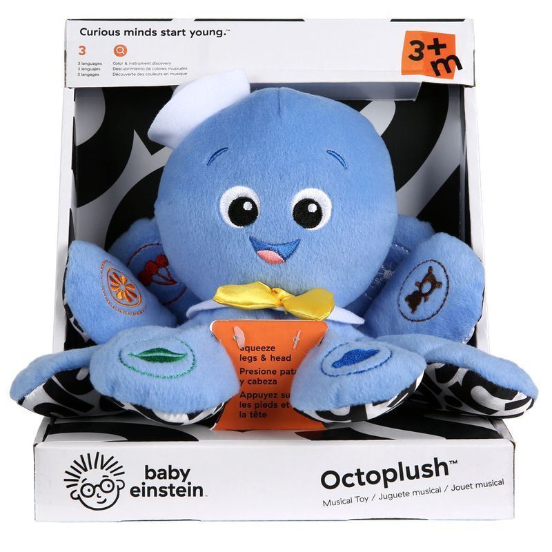 Іграшка музична Baby Einstein "Octoplush", з народження