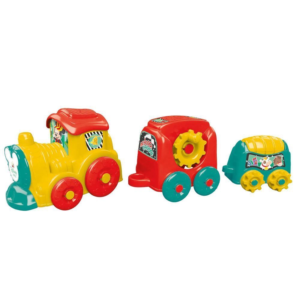 Игрушка-каталка развивающая Clementoni "Activity Train", серия "Disney Baby", от 9 - ти мес