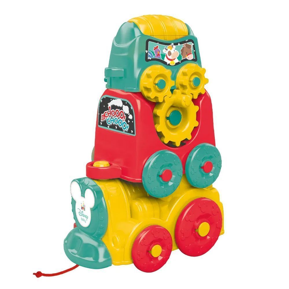 Игрушка-каталка развивающая Clementoni "Activity Train", серия "Disney Baby", от 9 - ти мес
