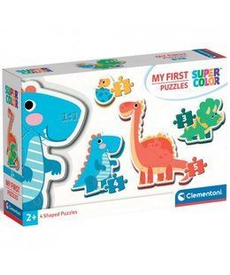 Пазл 4в1 Clementoni Dinosaurs, від 2 - х років
