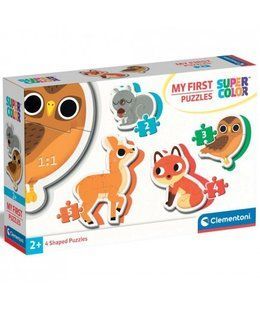 Пазл 4 в 1 Clementoni "Forest Animals", серія "My First Puzzles", від 2 - х років