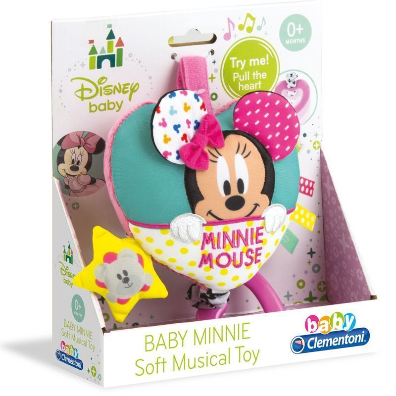 Музична іграшка на ліжечко Clementoni "Baby Minnie", серія "Disney Baby", з народження