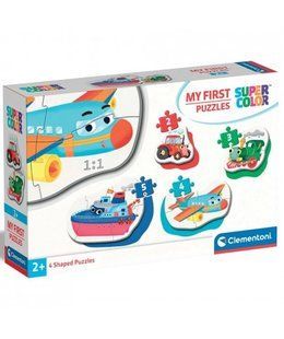 Пазл 4 в 1 Clementoni "Means of Transport", серія "My First Puzzles", від 2 - х років