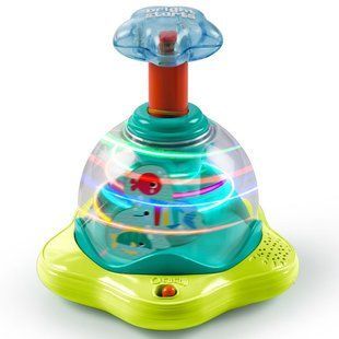 Дзиґа музична Bright Starts "Press & Glow Spinner", від 6 - ти міс