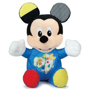 М'яка іграшка-нічник Clementoni "Baby Mickey", серія "Disney Baby", з народження