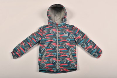 Термокуртка демисезонная для мальчика, Бирюза, 110, Верхняя одежда