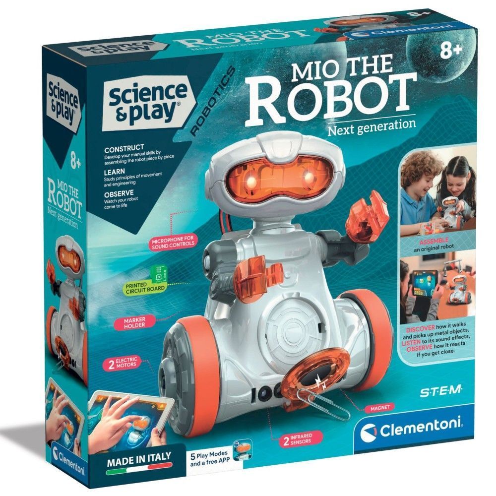 Робот-конструктор Clementoni "Mio Robot", серия "Science & Play", 8 лет