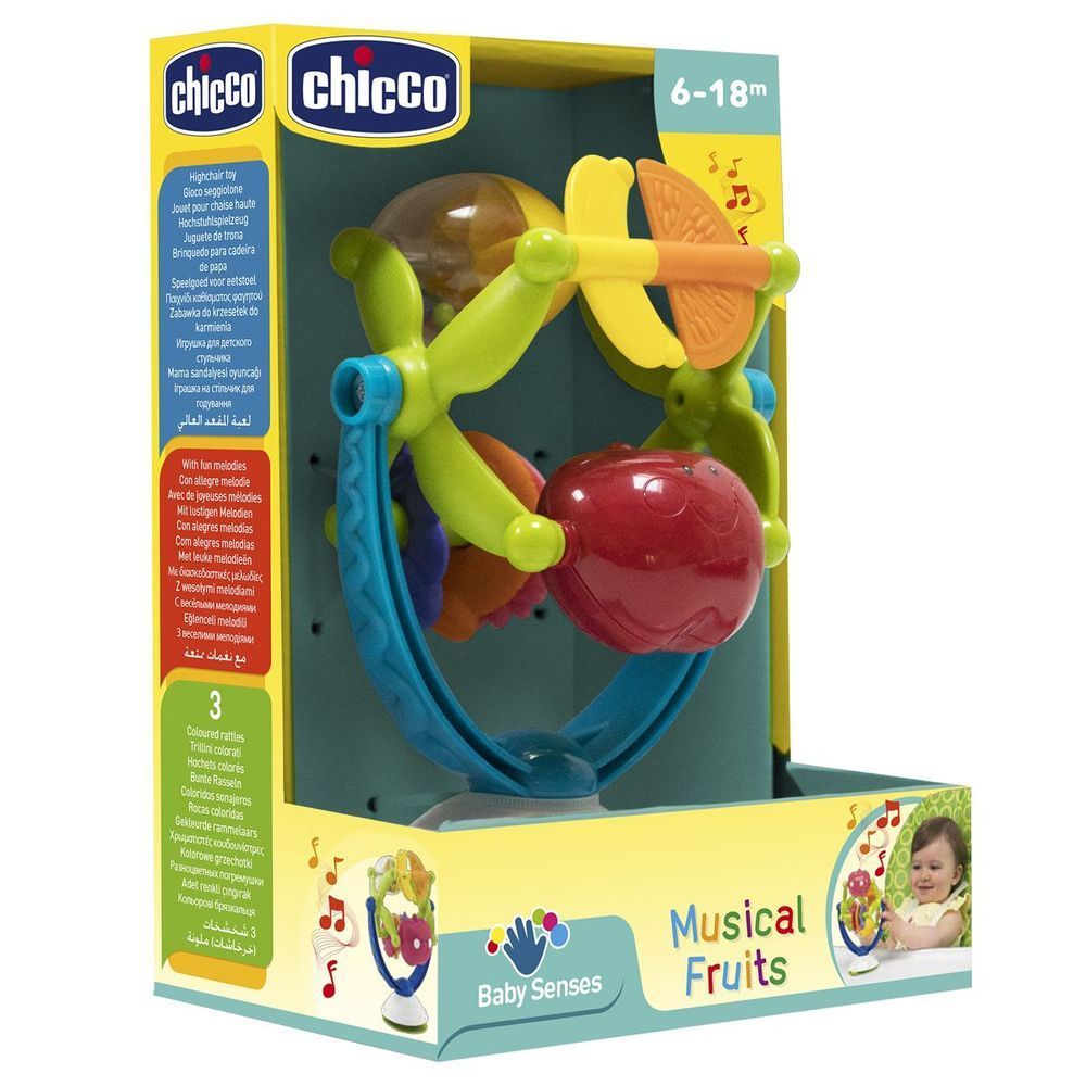 Іграшка Chicco "Музичні фрукти", від 6 - ти міс