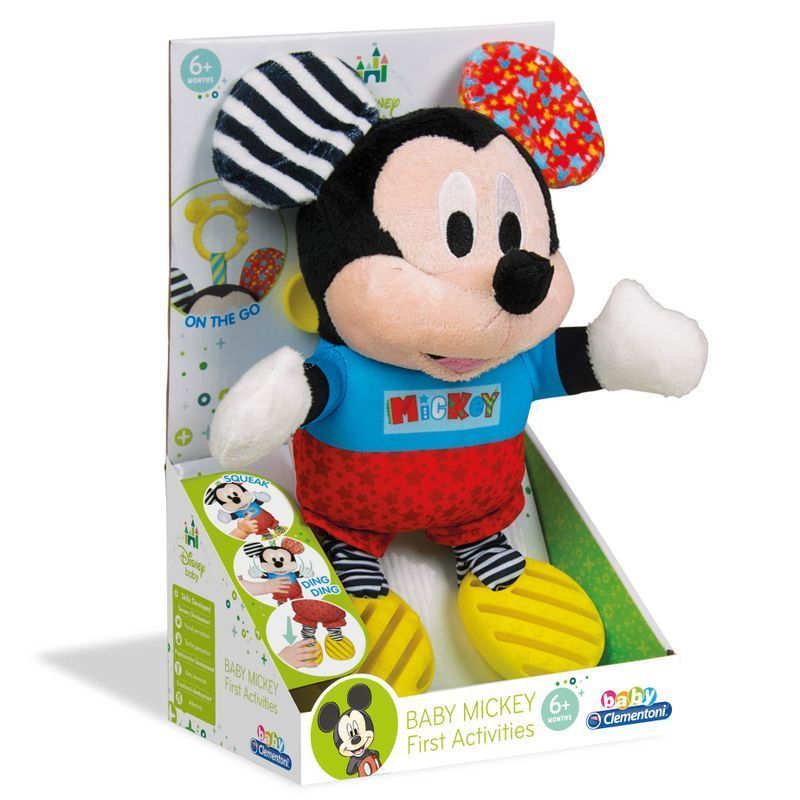 Мягкая игрушка на коляску Clementoni "Baby Mickey", серия "Disney Baby", от 6 - ти мес