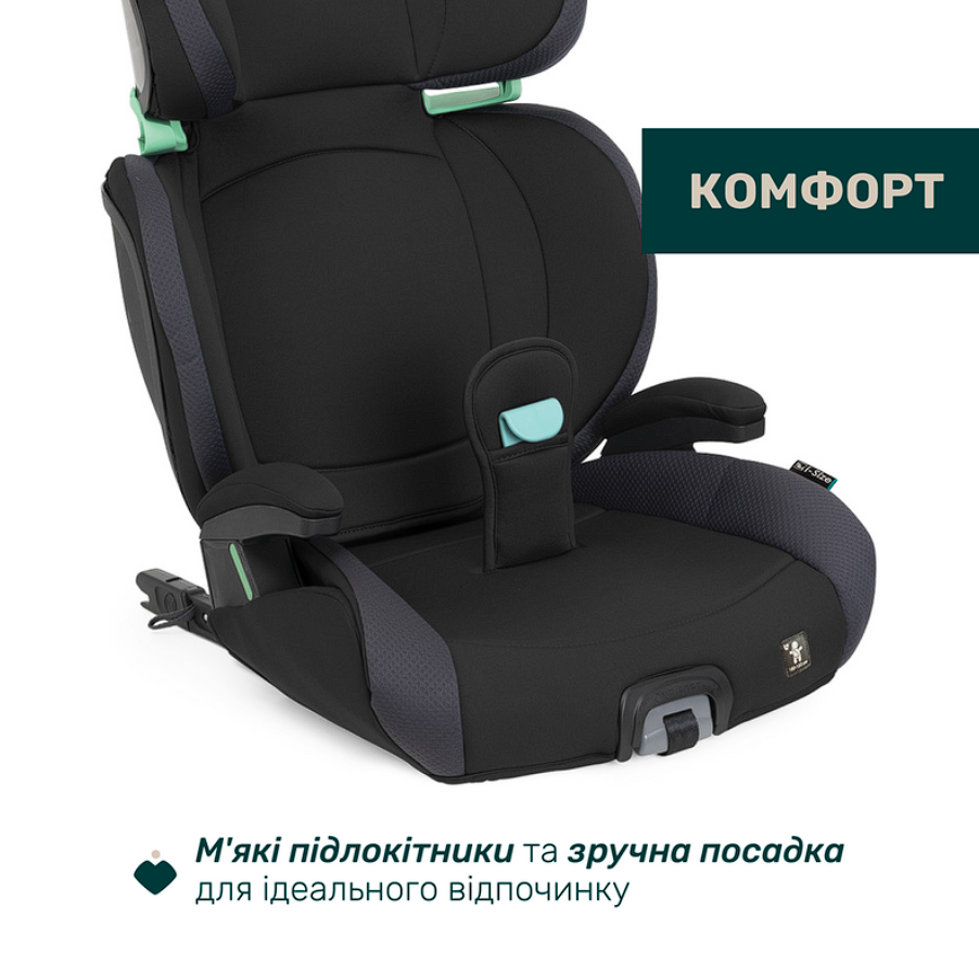 Автокресло Chicco Quizy i-Size, группа 2/3, черный