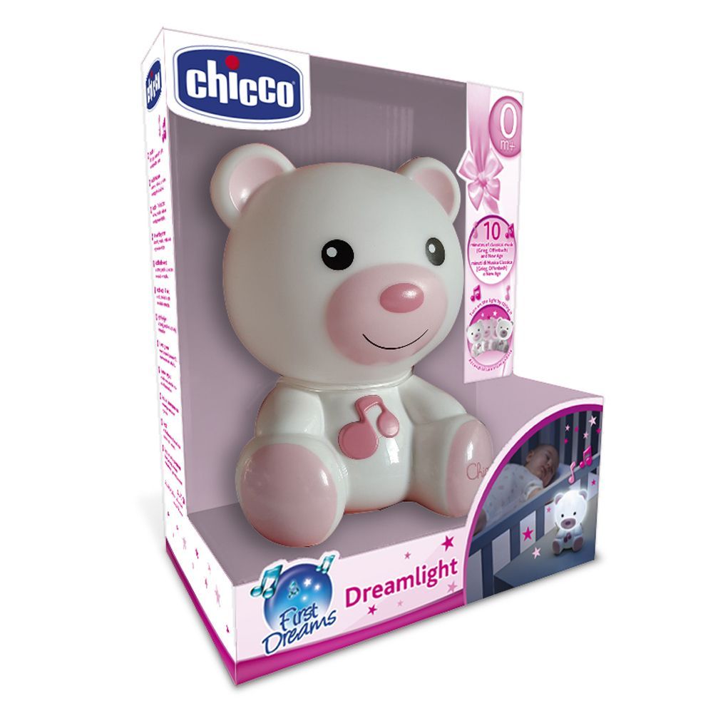 Іграшка-нічник Chicco "Dreamlight", Рожевий, з народження