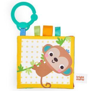 Розвиваюча м'яка книжка Bright Starts "Safari Buddies", з народження