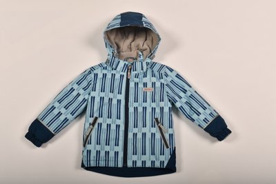 Термокуртка демисезонная для мальчика, Сине-голубая, 116