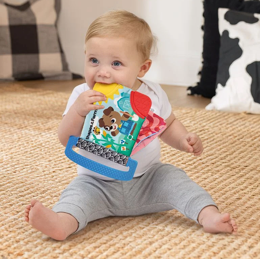 Книжка-гризунець Baby Einstein Shapes at the Farm, з народження