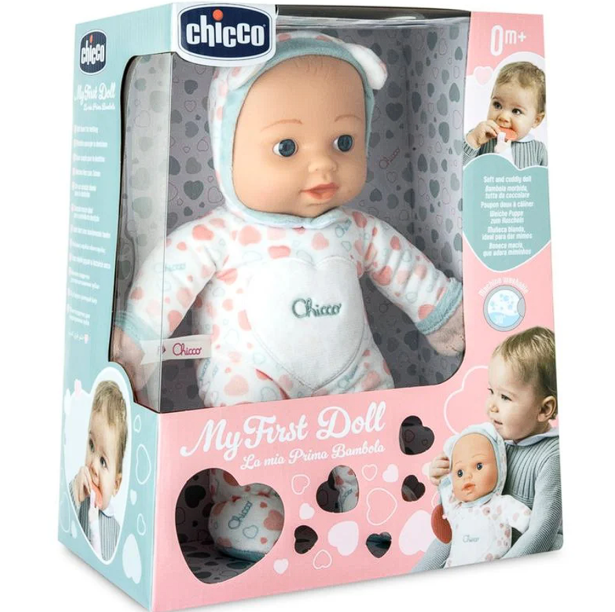 Кукла Chicco "My First Doll", Розовый и белый, с рождения