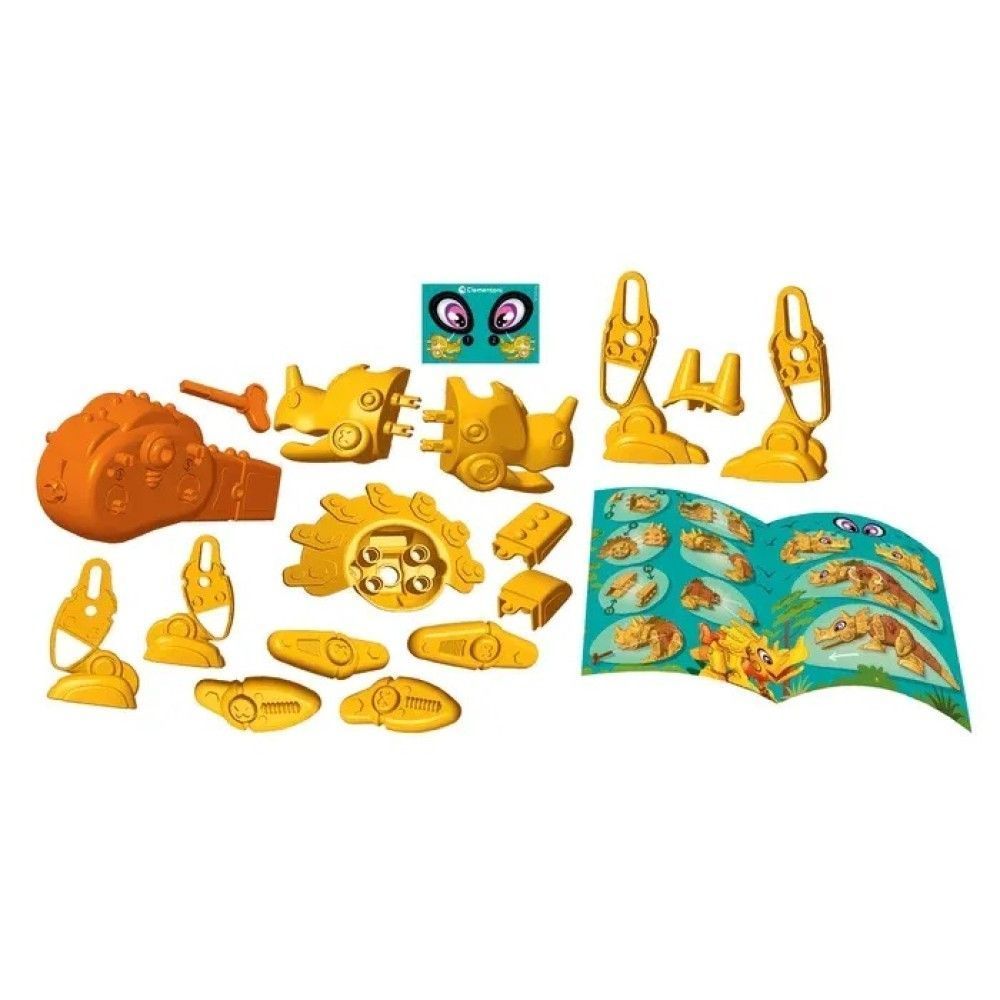 Робот-конструктор Clementoni "Dino Bot Triceratops", серія "Science & Play", 5 років