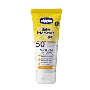 Крем солнцезащитный минеральный Chicco Baby Moments SUN, SPF 50+, 75 мл