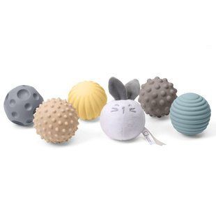 Набір сенсорних м'ячиків Chicco "My Sweet DouDou", 6 шт., з народження